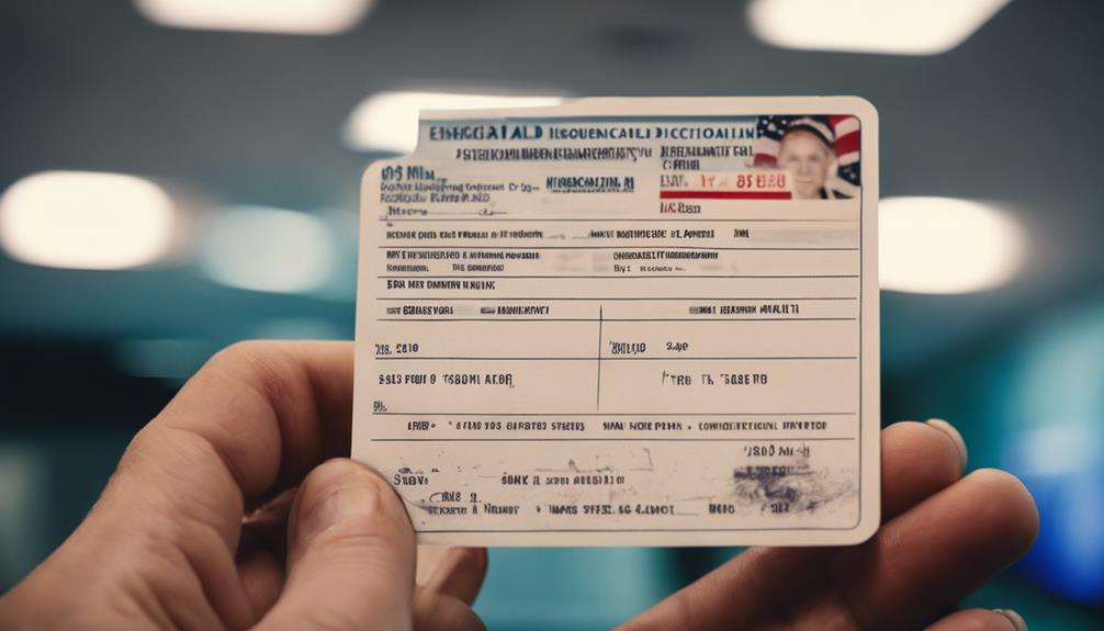 emergency medicaid eligibility documents